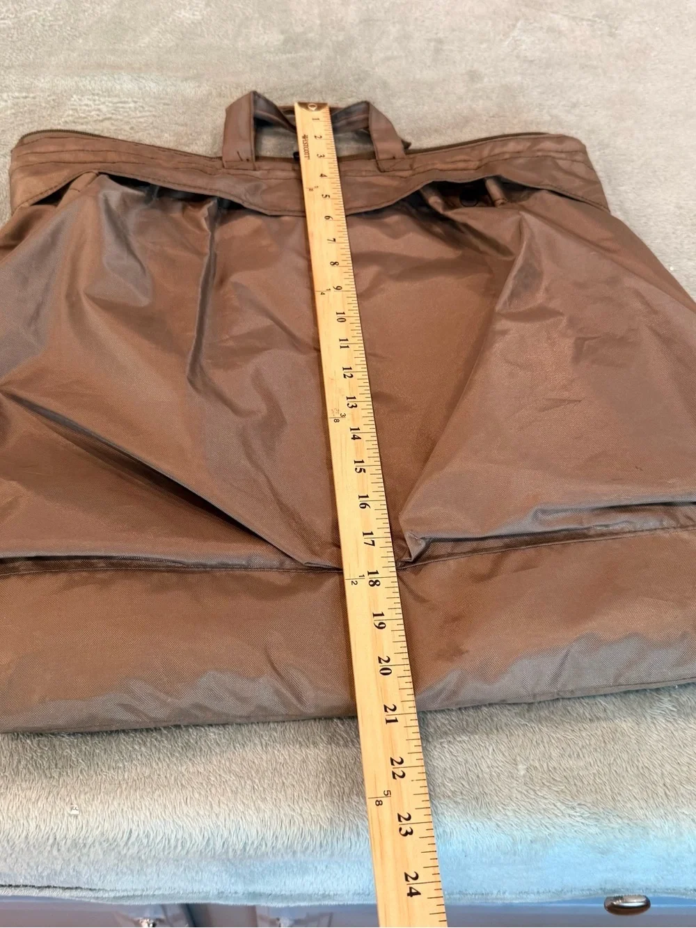 Rothco Brown Military Garment Carry Bag Travel Storage Tote Pilot Bag